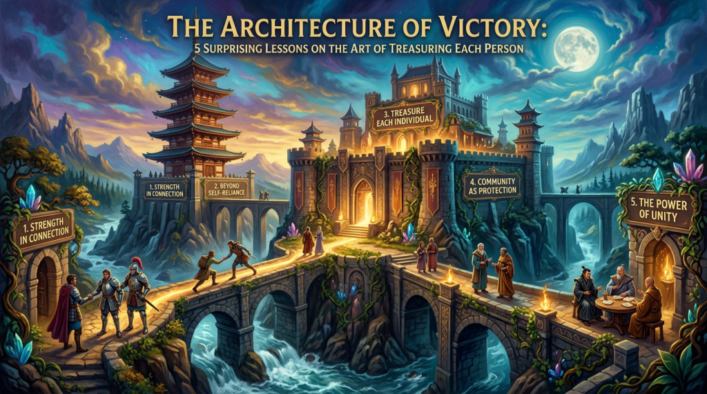 The Architecture of Victory: 5 Surprising Lessons on the Art of Treasuring Each Person; 1. Strength in Connection; 2. Beyond Self-Reliance; 3. Treasure Each Individual; 4. Community as Protection; 5. The Power of Unity.